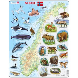 Larsen (K68-NO) - "Norway Physical with Animals" - 62 piezas