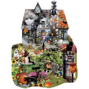 SunsOut (95615) - Lori Schory: "Spooky House" - 1000 piezas