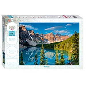 Step Puzzle (79099) - "Moraine Lake, Canada" - 1000 piezas