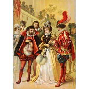 Grafika (00735) - Carl Offterdinger: "Cinderella, illustration" - 1000 piezas