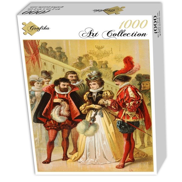 Grafika (00735) - Carl Offterdinger: "Cinderella, illustration" - 1000 piezas