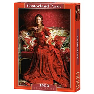 Castorland (C-151370) - "Beauty in Red" - 1500 piezas