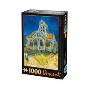 D-Toys (66916-VG10) - Vincent van Gogh: "The Church at Auvers" - 1000 piezas