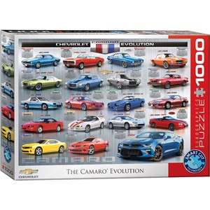 Eurographics (6000-0733) - "Chevrolet The Camaro Evolution" - 1000 piezas