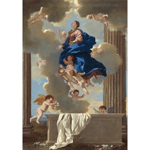 Grafika (01666) - Nicolas Poussin: "The Assumption of the Virgin, 1630/1632" - 1000 piezas