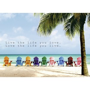 Ravensburger (19635) - "Live the life you love" - 1000 piezas