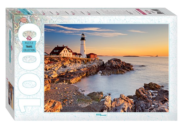 Step Puzzle (79119) - "Lighthouse in Portland" - 1000 piezas