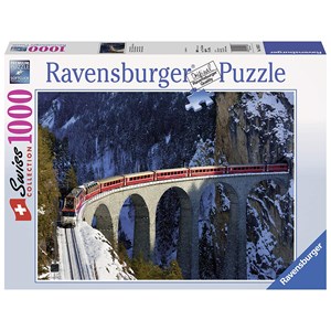 Ravensburger (19352) - "Landwasser Viaduct" - 1000 piezas