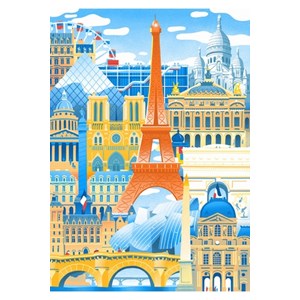 Puzzle Michele Wilson (W059-50) - "Paris" - 50 piezas