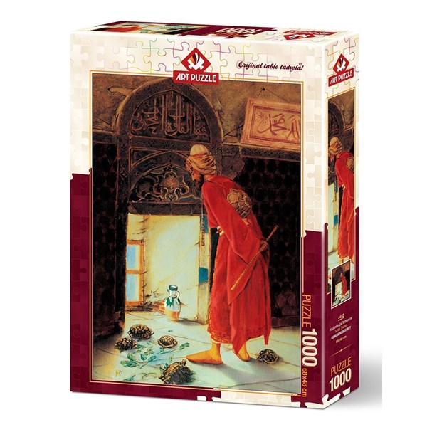 Art Puzzle (4452) - Osman Hamdi Bey: "The Turtle Trainer" - 1000 piezas