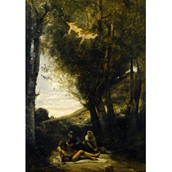 Grafika (01943) - Jean-Baptiste-Camille Corot: "Saint Sebastian Succored by the Holy Women, 1874" - 1000 piezas