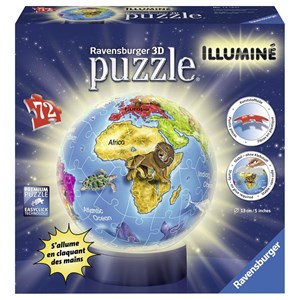 Ravensburger (12184) - "The Children World Globe" - 72 piezas