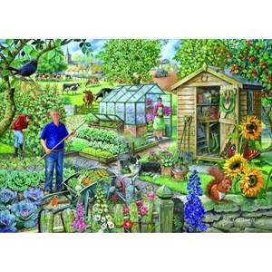 The House of Puzzles (2179) - "At The Allotment" - 500 piezas