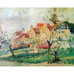Puzzle Michele Wilson (A984-1000) - Camille Pissarro: "Plum Trees in Blossom" - 1000 piezas