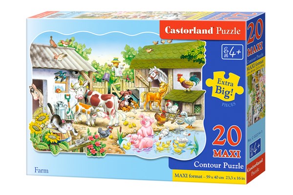 Castorland (C-02214) - "The Farm" - 20 piezas