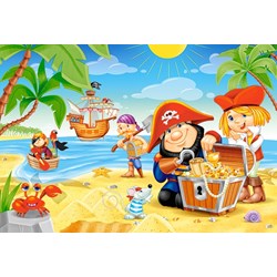 Castorland (B-040148) - "Pirate Treasure" - 40 piezas