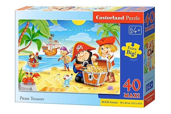 Castorland (B-040148) - "Pirate Treasure" - 40 piezas