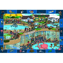 Eurographics (6100-0543) - "Crazy Aquarium (Spot & Find)" - 100 piezas