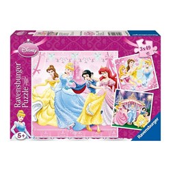 Ravensburger (09277) - "Snow White and her Friends" - 49 piezas