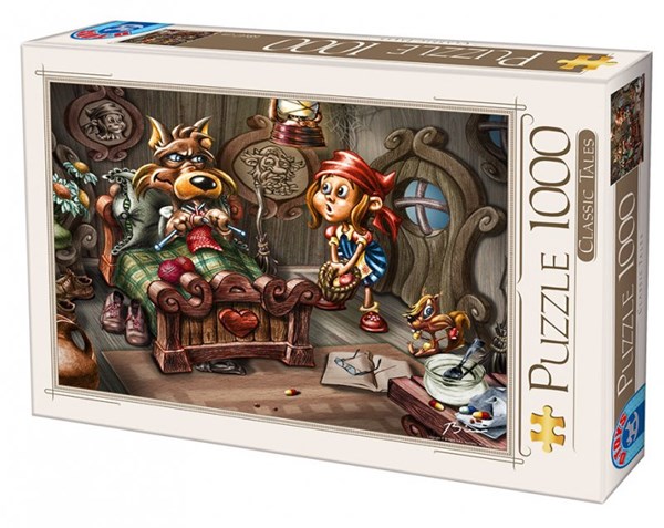 D-Toys (72894-CT02) - Biro Donat: "Little Red Riding Hood" - 1000 piezas