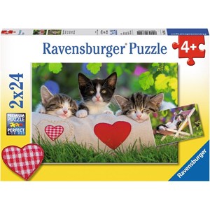 Ravensburger (07801) - "Cats" - 24 piezas