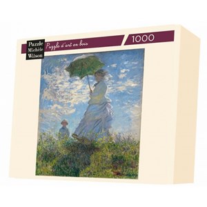 Puzzle Michele Wilson (A551-1000) - Claude Monet: "Woman with a Parasol, 1875" - 1000 piezas