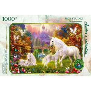 Step Puzzle (79510) - "The Castle and the Unicorns" - 1000 piezas