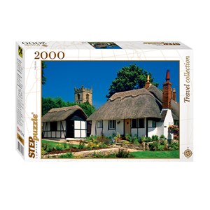 Step Puzzle (84023) - "Cottage in Welford-on-Avon" - 2000 piezas