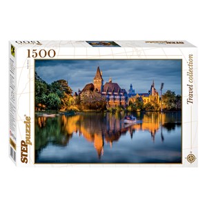 Step Puzzle (83050) - "The castle by the lake" - 1500 piezas