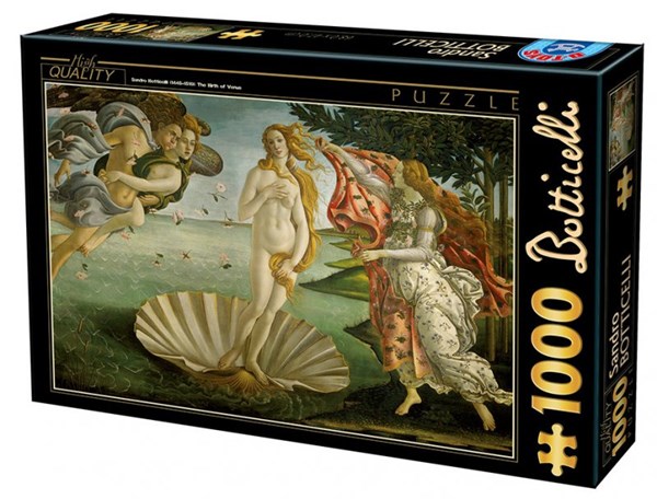 D-Toys (72672-BO01) - Sandro Botticelli: "The Birth of Venus" - 1000 piezas
