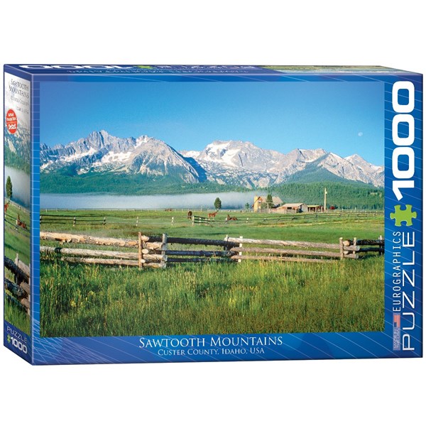Eurographics (6000-0547) - "Sawtooth Mountains, ID" - 1000 piezas