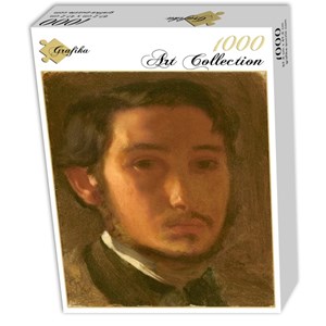 Grafika (01766) - Edgar Degas: "Self-Portrait with White Collar, 1857" - 1000 piezas
