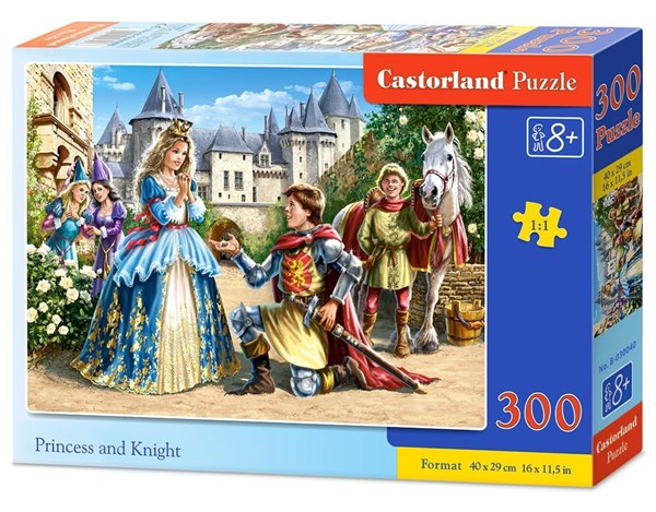 Castorland (B-030040) - "Princess and Knight" - 300 piezas