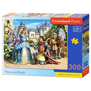 Castorland (B-030040) - "Princess and Knight" - 300 piezas