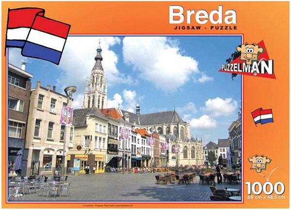 PuzzelMan (426) - "Netherlands, Breda, Church of Our Lady" - 1000 piezas