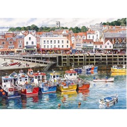 Gibsons (G6090) - Terry Harrison: "Scarborough Fishing Harbour" - 1000 piezas