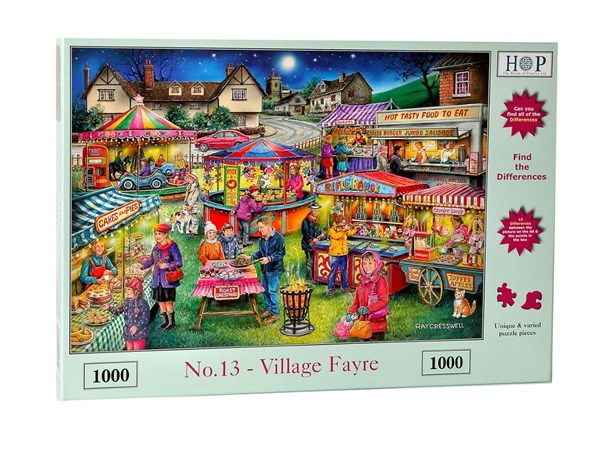 The House of Puzzles (4395) - "Village Fayre" - 1000 piezas