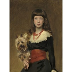 Grafika (02065) - John Singer Sargent: "Miss Beatrice Townsend, 1882" - 2000 piezas