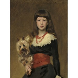 Grafika (02065) - John Singer Sargent: "Miss Beatrice Townsend, 1882" - 2000 piezas