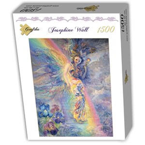 Grafika (T-00290) - Josephine Wall: "Iris, Keeper of the Rainbow" - 1500 piezas