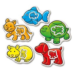 Educa (14864) - "Domestic Animals" - 2 3 4 piezas