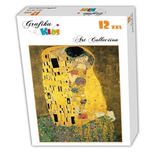 Grafika (00055) - Gustav Klimt: "The Kiss, 1907-1908" - 12 piezas