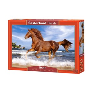 Castorland (B-52578) - "Horse on the Beach" - 500 piezas