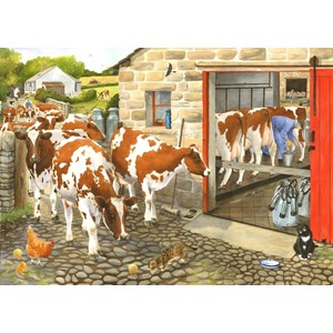 The House of Puzzles (2858) - "Dairy Maids" - 1000 piezas