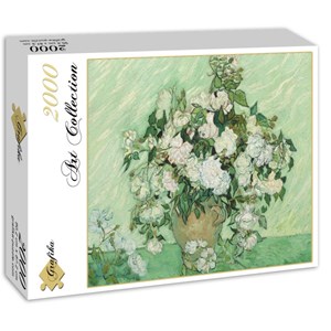 Grafika (01522) - Vincent van Gogh: "Roses, 1890" - 2000 piezas