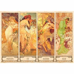 D-Toys (66930-MU09) - Alphonse Mucha: "Seasons" - 1000 piezas