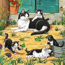 Ravensburger (08002) - "Cats and Dogs" - 49 piezas