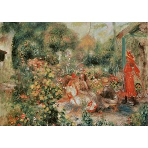 Grafika (00264) - Pierre-Auguste Renoir: "Jeunes Filles dans un Jardin, 1893-1895" - 1000 piezas