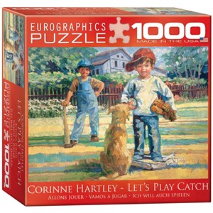 Eurographics (8000-0452) - Corinne Hartley: "Let's Play Catch" - 1000 piezas