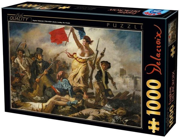 D-Toys (73808) - Eugene Delacroix: "Liberty Leading the People" - 1000 piezas